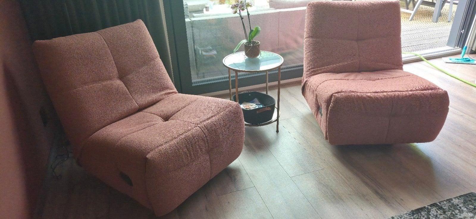 Zo goed als nieuwe fauteuil met verstelbare rug en voetenst, Huis en Inrichting, Fauteuils, Ophalen, Minder dan 75 cm, Zo goed als nieuw