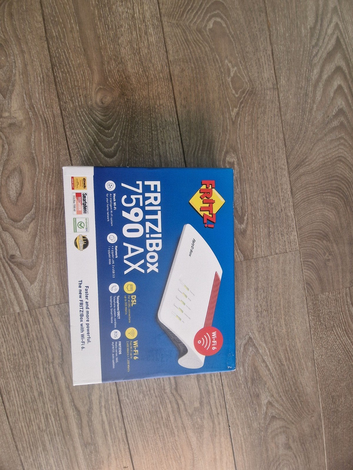 FRITZ!Box 7590 AX Router met Wi-Fi 6 - Nieuw in doos, Computers en Software, Routers en Modems, Ophalen of Verzenden