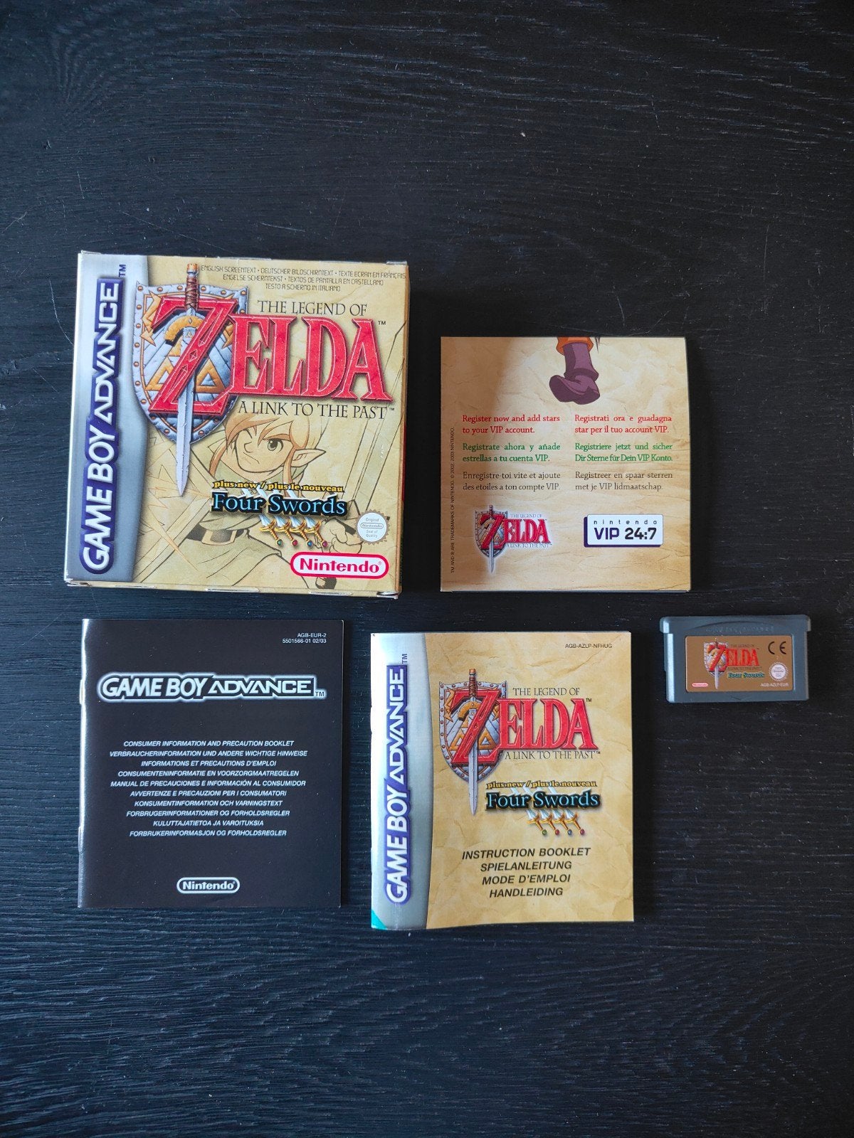 The Legend of Zelda: A Link to the Past & Four Swords –GBA, Avontuur en Actie, Gebruikt, 1 speler, Ophalen of Verzenden