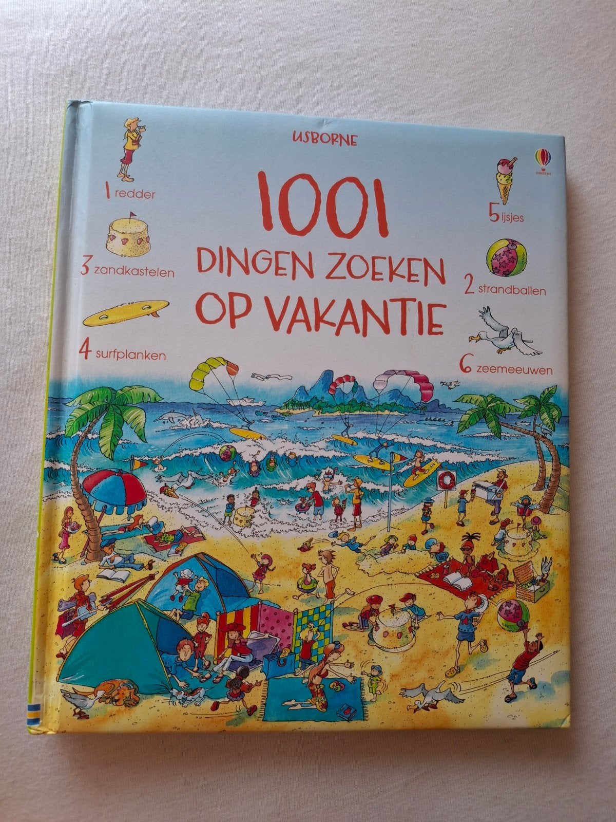 1001 Dingen Zoeken Op Vakantie - Usborne Zoekboek, Ophalen of Verzenden, Zo goed als nieuw, Usborne, Non-fictie