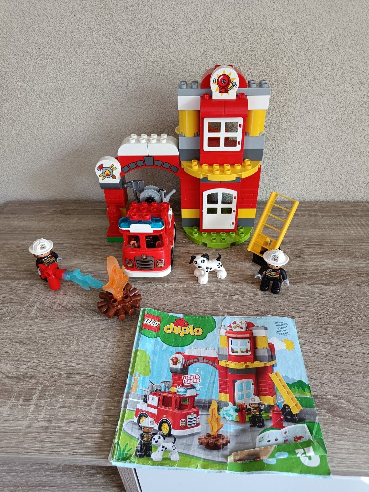 Duplo brandweerkazerne 10903, Ophalen of Verzenden, Zo goed als nieuw, Duplo, Complete set