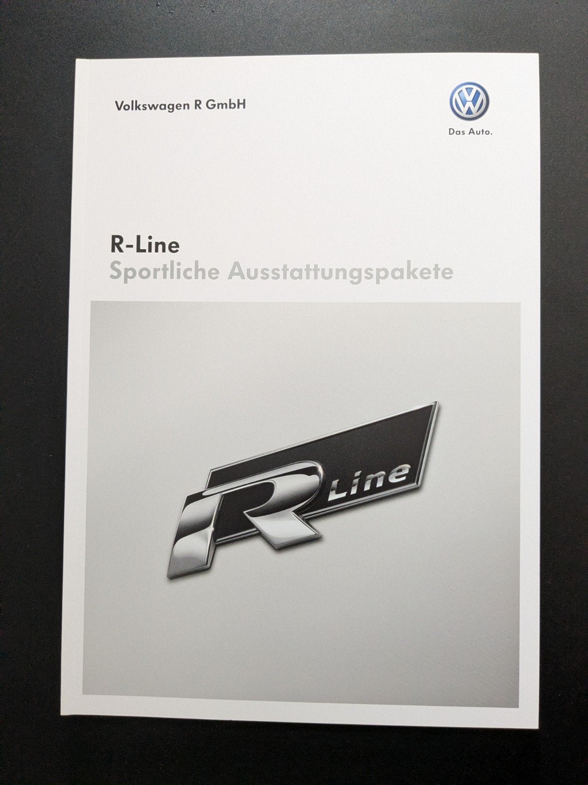 Brochure VOLKSWAGEN R-Line Golf Scirocco Passat CC Variant, Ophalen of Verzenden, Nieuw, Volkswagen