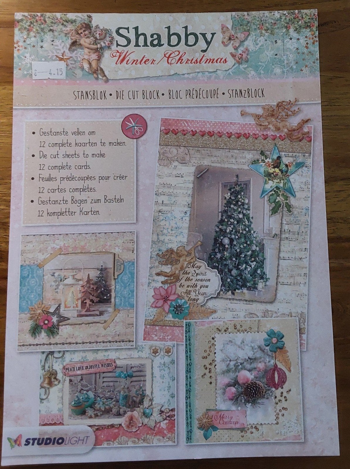 Studio Light - Stansblok Shabby - Winter/Christmas.
Studio L, Hobby en Vrije tijd, Scrapbooking, Ophalen of Verzenden, Nieuw, Papier of Karton