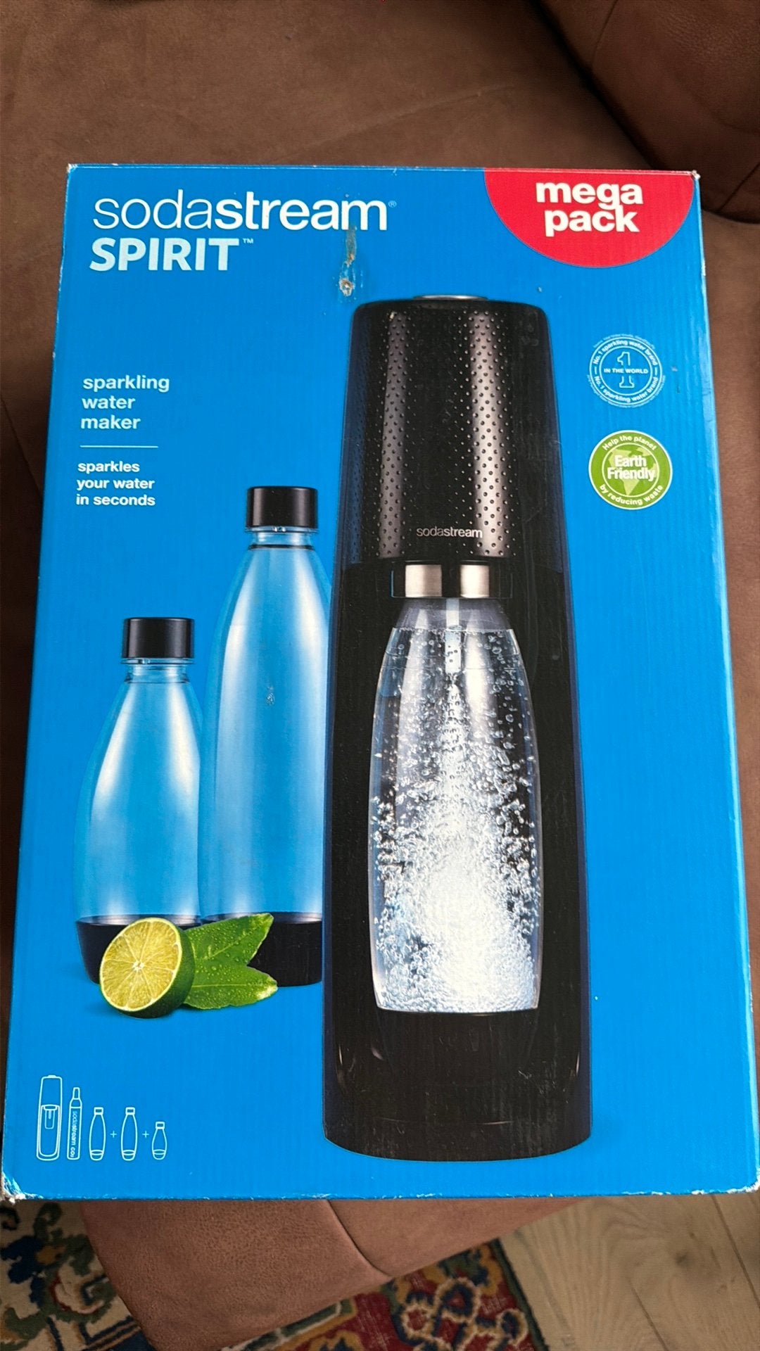 SodaStream Spirit Mega Pack, Witgoed en Apparatuur, Bruiswatermachines, Zo goed als nieuw, Ophalen of Verzenden