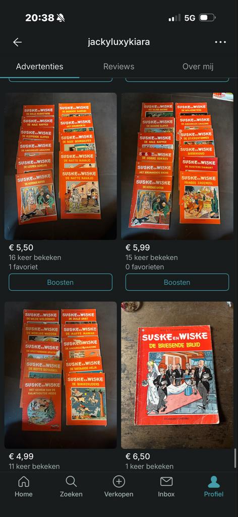 Suske en Wiske stripboeken - Diverse titels, Meerdere stripboeken, Ophalen of Verzenden, Gelezen