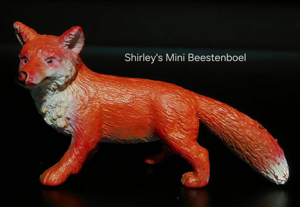 schleich vos, Ophalen of Verzenden, Gebruikt, Wild dier, Beeldje of Figuurtje