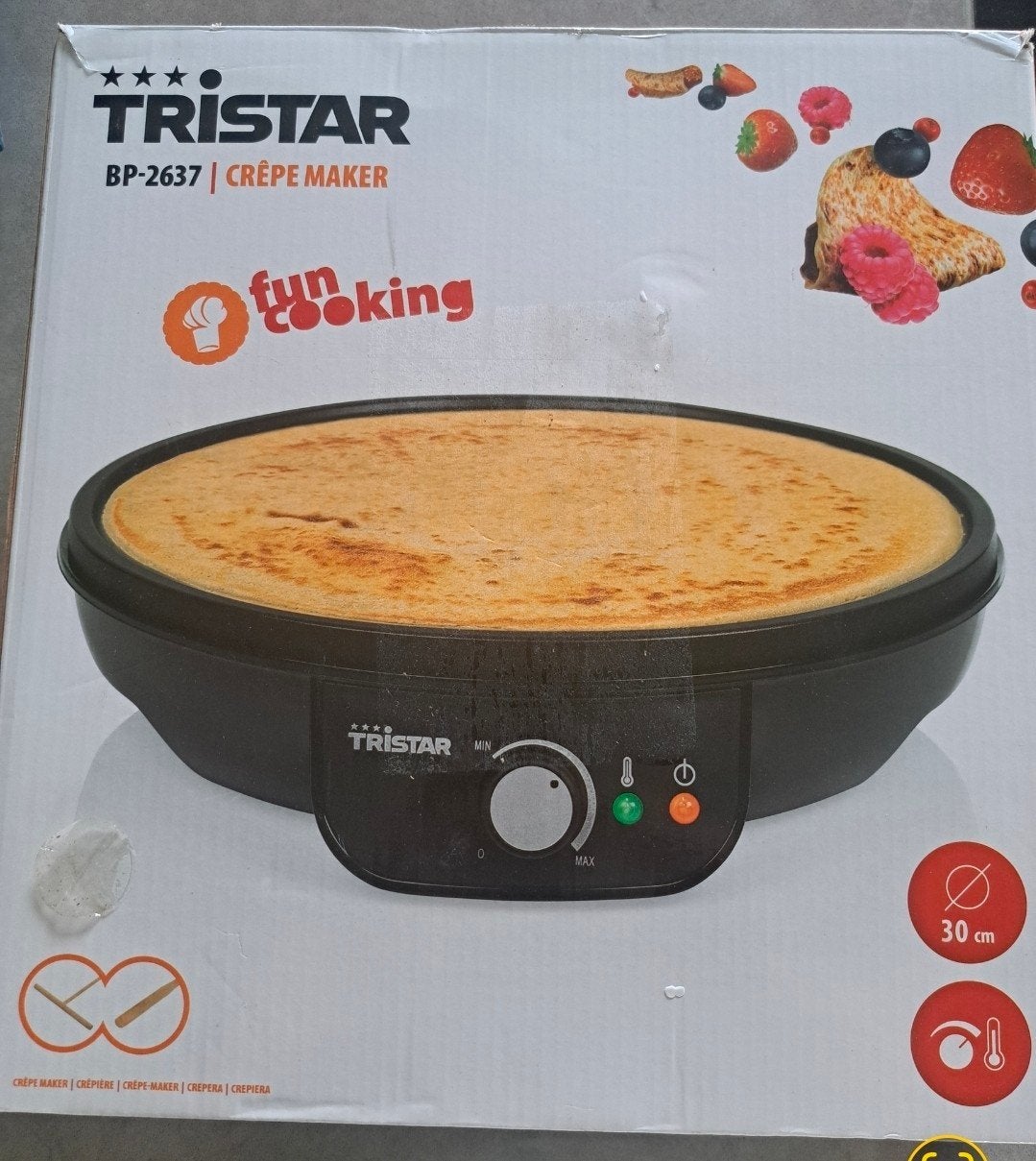 Tristar BP-2637 Crêpe Maker - Nieuw in doos, Ophalen of Verzenden, Nieuw