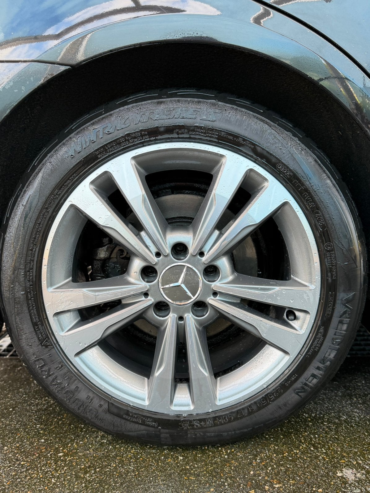 Mercedes w212 17inch winter, Auto-onderdelen, Ophalen, Gebruikt, Velg(en), 17 inch