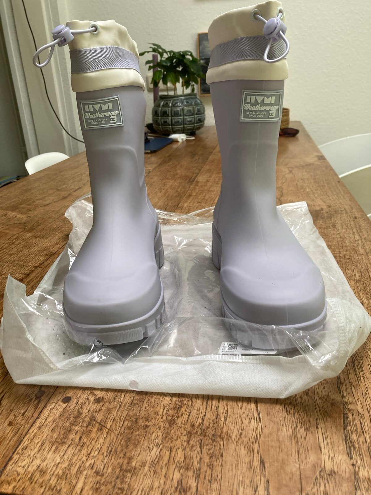 Nieuwe paarse regenlaarzen maat 40, Ophalen of Verzenden, Nieuw, Overige kleuren, Regenlaarzen