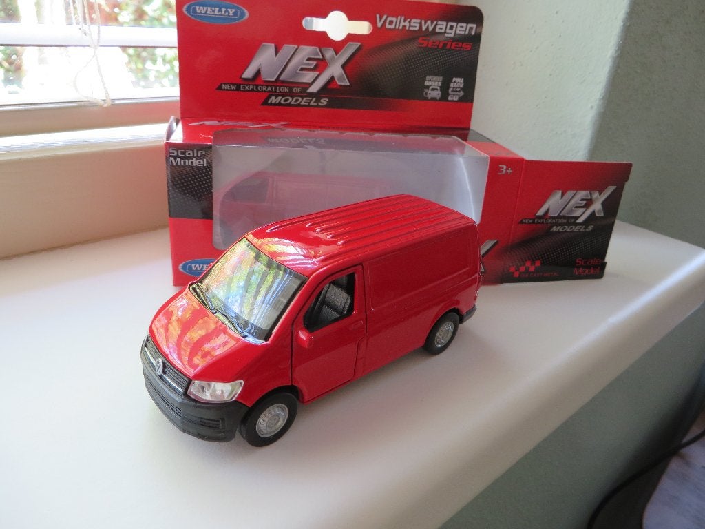 Welly Volkswagen Transporter T6, Ophalen of Verzenden, Nieuw, Auto, Overige merken