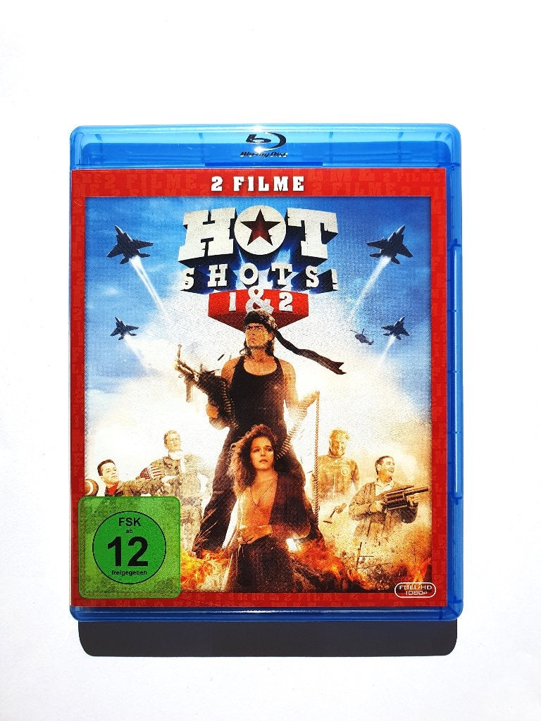 Hot Shots 1 + 2 - NL ondertiteld (2 disc), Cd's en Dvd's, Blu-ray, Zo goed als nieuw, Overige genres, Ophalen of Verzenden