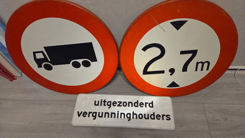Oude verkeersborden, Ophalen, Gebruikt, Overige typen