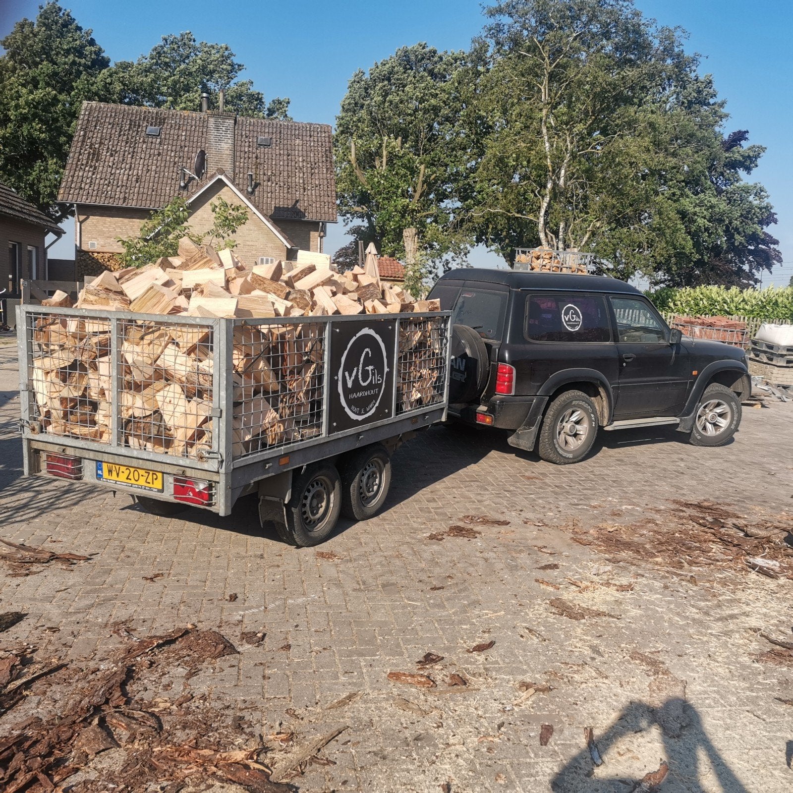Losgestort haardhout kachelhout brandhout vers en droog, 3 tot 6 m³, Ophalen of Verzenden, Overige houtsoorten, Blokken