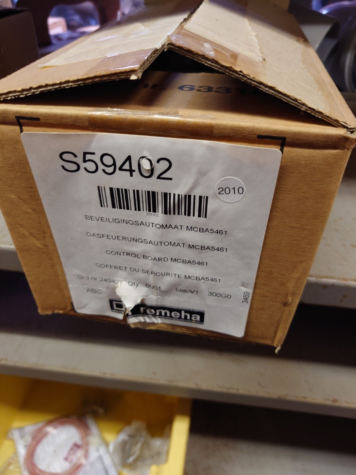 Honeywell MCBA5461DV31 Gasregelautomaat voor CV-ketel, Minder dan 30 cm, Cv-ketel of Combi-ketel, Nieuw, Minder dan 60 cm
