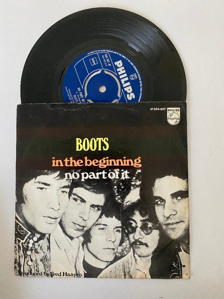 Boots – In The Beginning, Pop, 7 inch, Zo goed als nieuw, Fotohoes