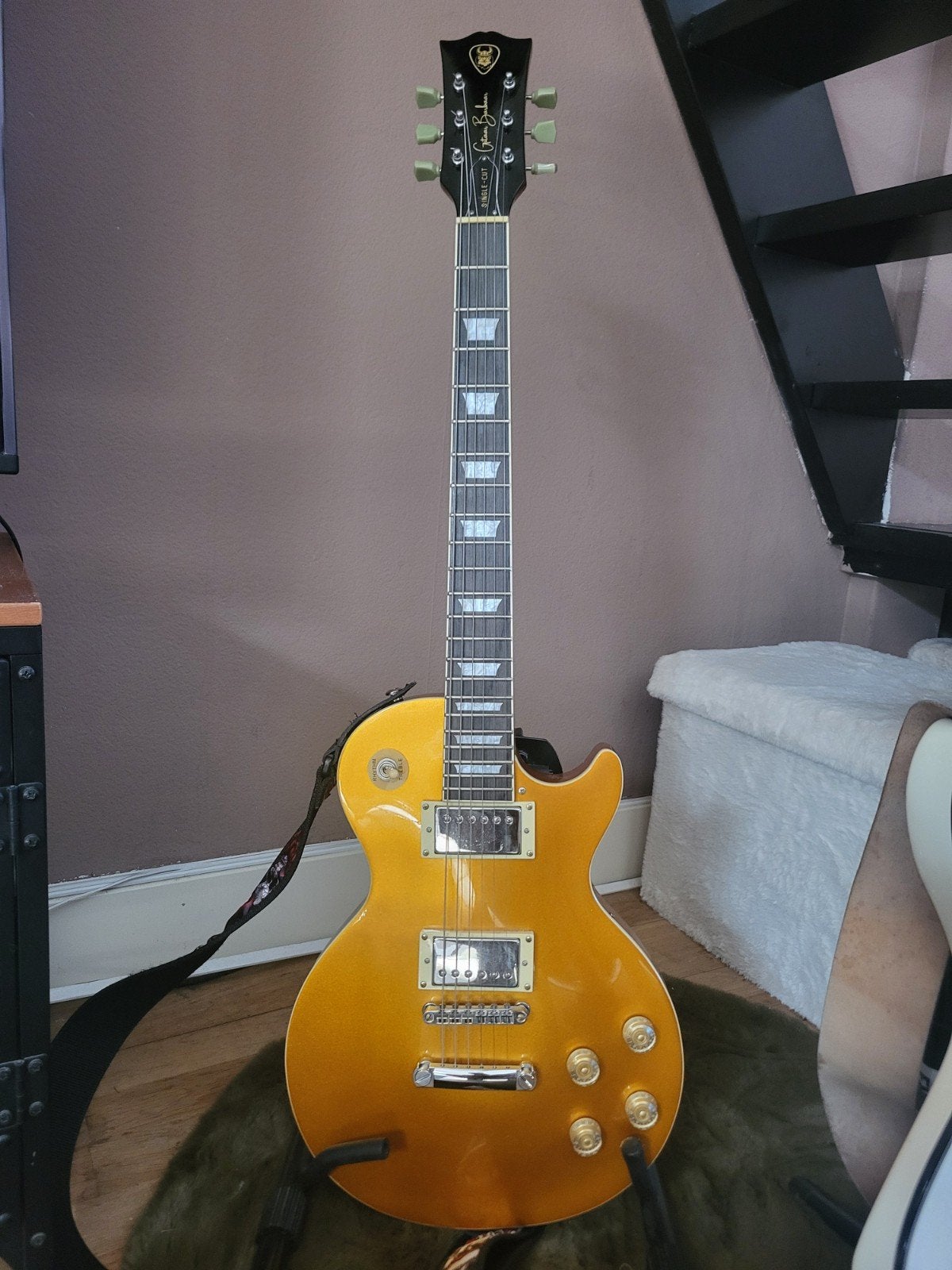 Gitaar Barbaar Single-Cut Elektrische Gitaar, Ophalen of Verzenden, Zo goed als nieuw, Solid body, Overige merken