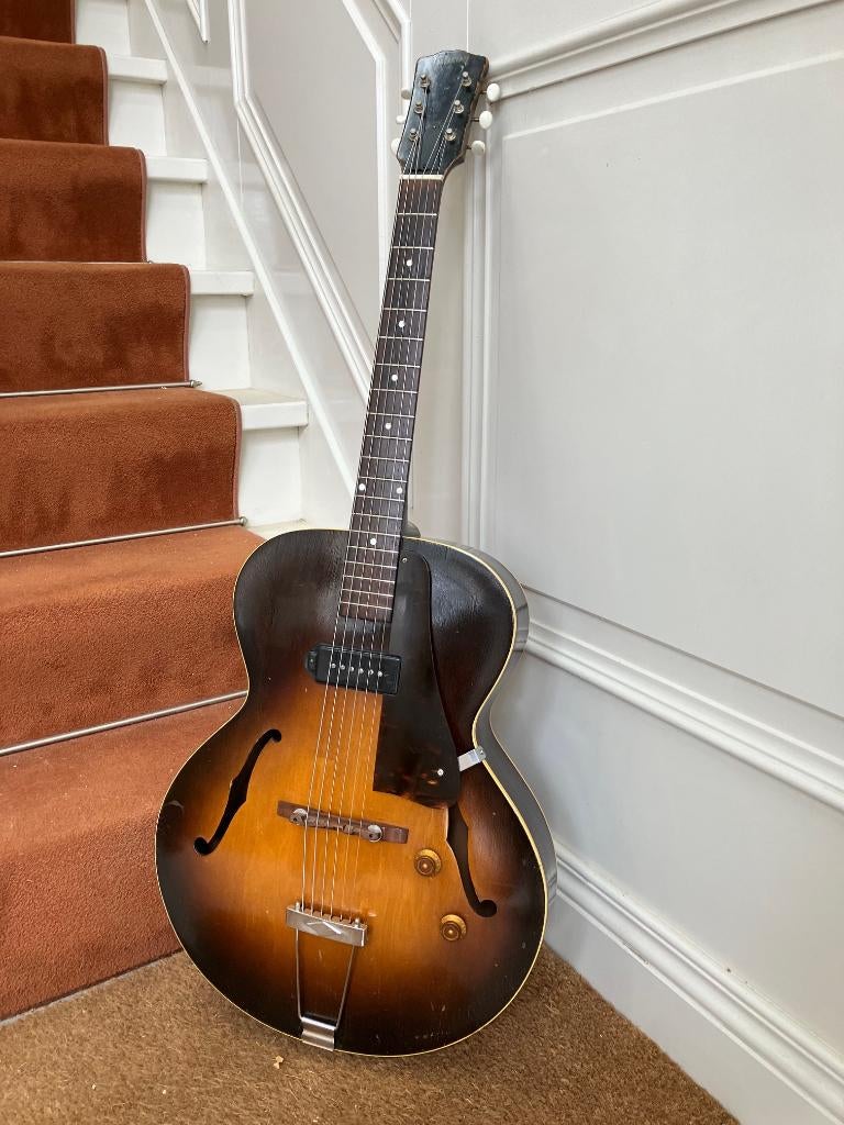 Gibson ES125 (1952), Muziek en Instrumenten, Ophalen, Gebruikt, Hollow body, Gibson