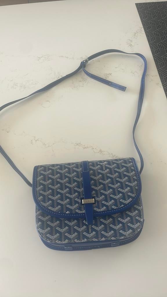 Goyard Schoudertas - Zo goed als nieuw, Ophalen, Zo goed als nieuw, Blauw, Overige merken