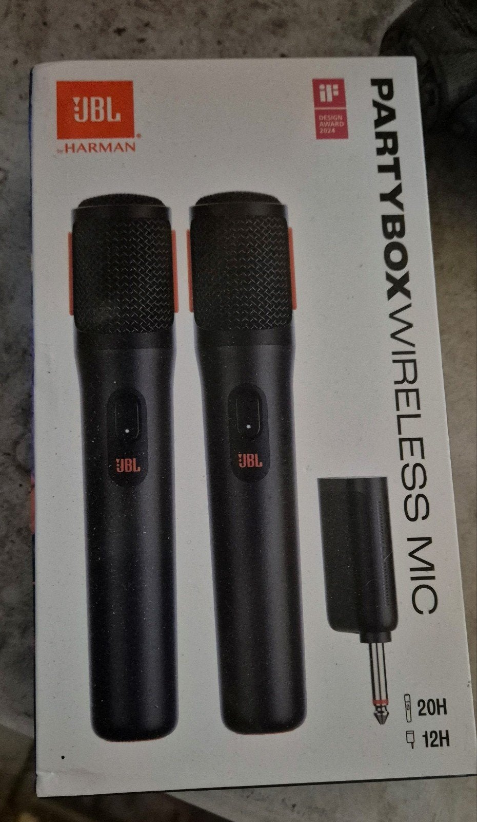 JBL Partybox Draadloze Microfoons - Nieuw in Doos, Muziek en Instrumenten, Microfoons, Ophalen of Verzenden, Nieuw, Zangmicrofoon