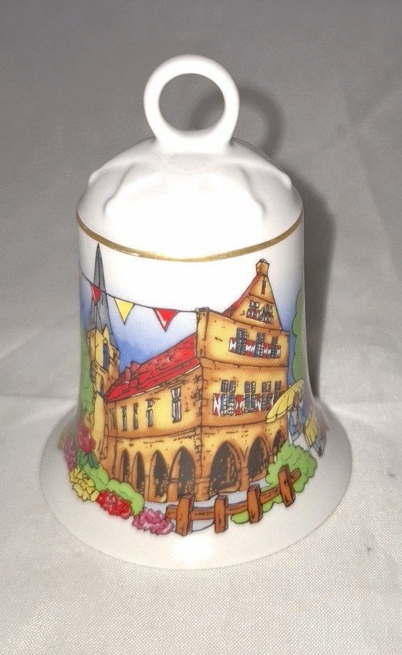Hutschenreuther Kerstklokje Werne a.d. Lippe, Ophalen of Verzenden, Zo goed als nieuw