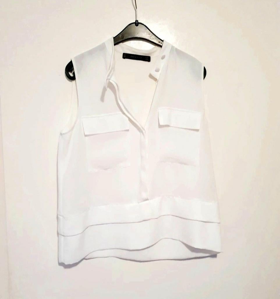 Nieuw witte top Zara, Nieuw, Ophalen of Verzenden, Wit, Zara