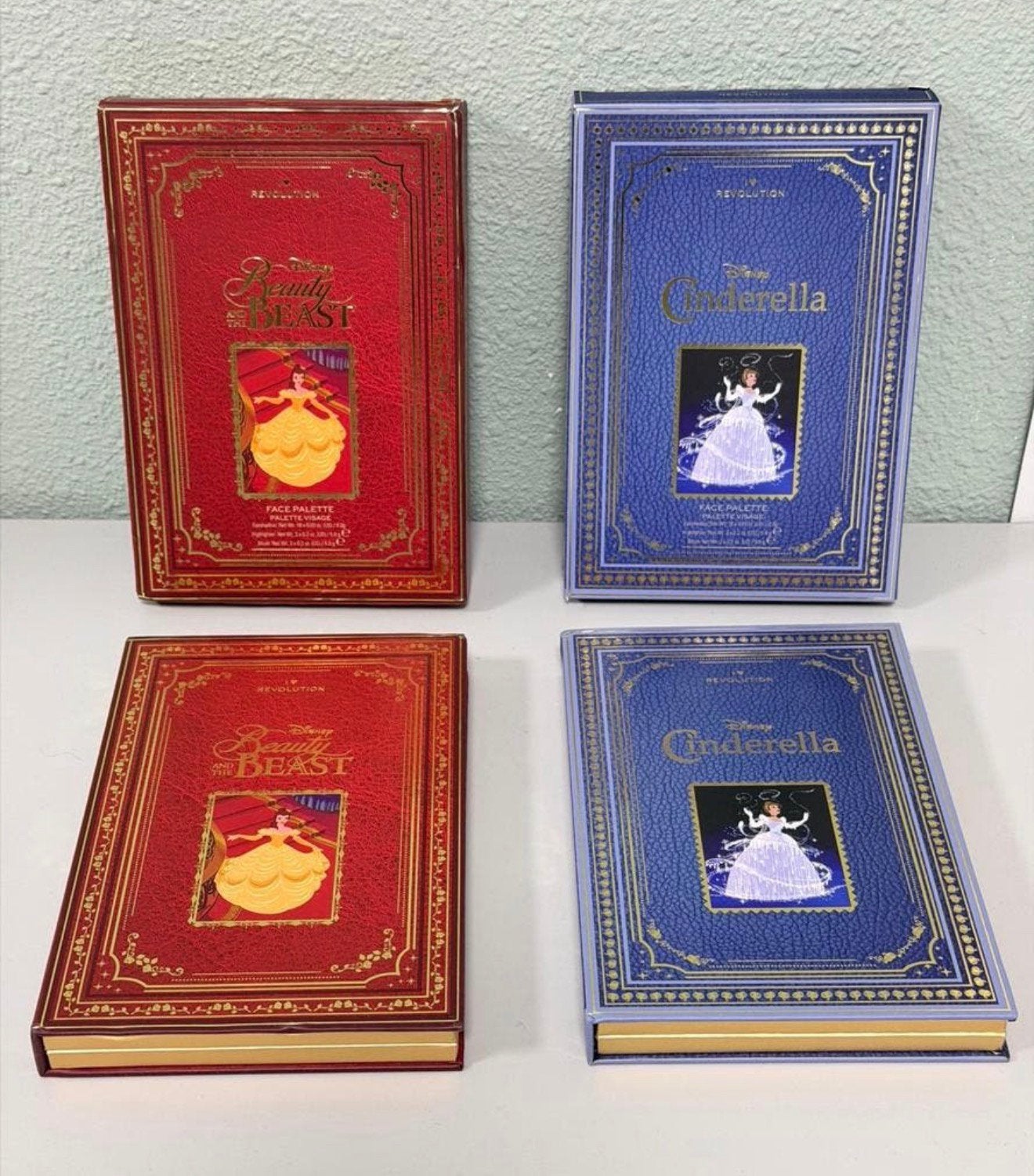 Revolution Disney Storybook makeup Beauty Beast & Cinderella, P, P, P, Nieuw