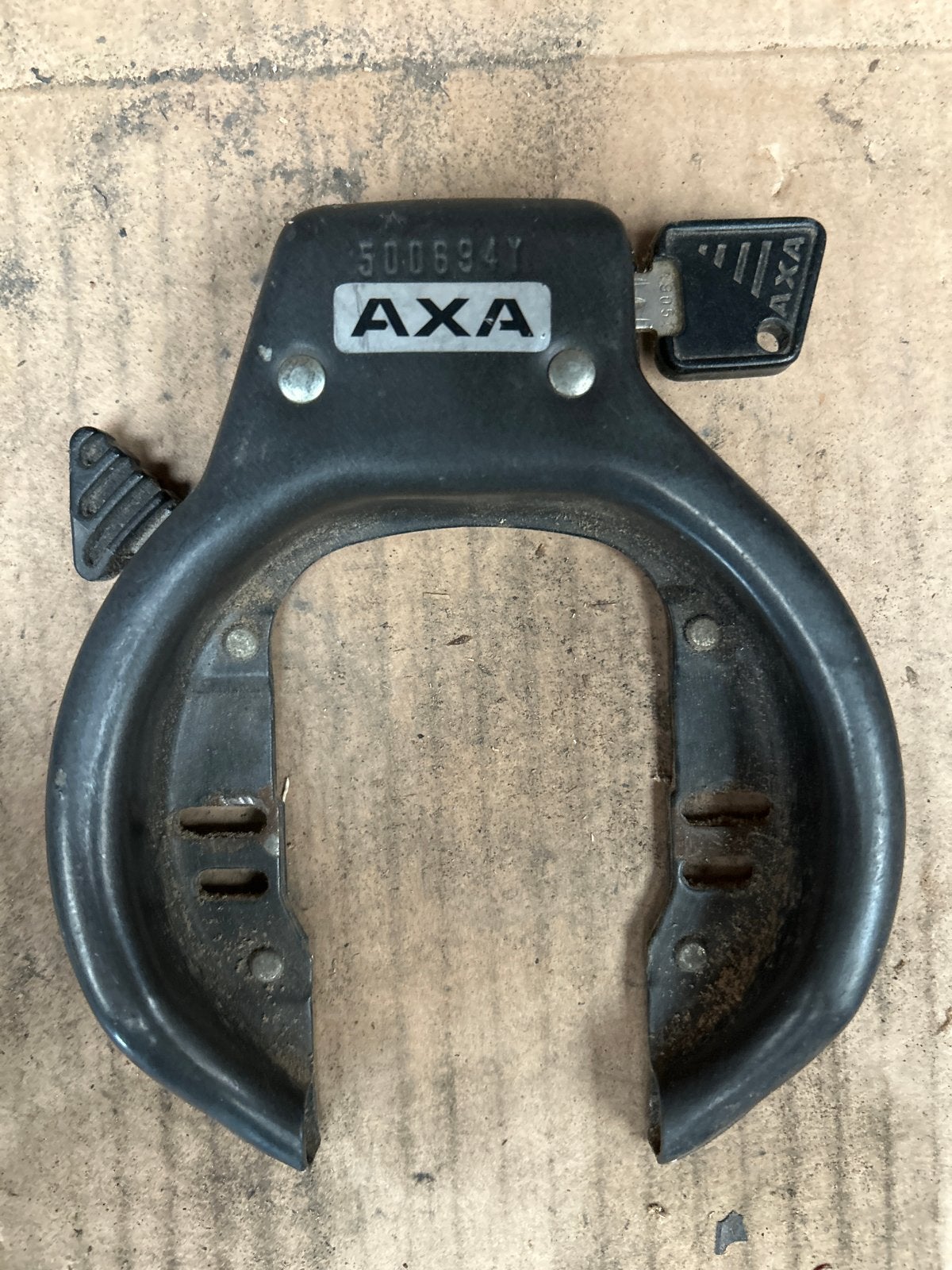 AXA Ringslot met sleutel - Gebruikt, Ophalen of Verzenden, Gebruikt, Ringslot
