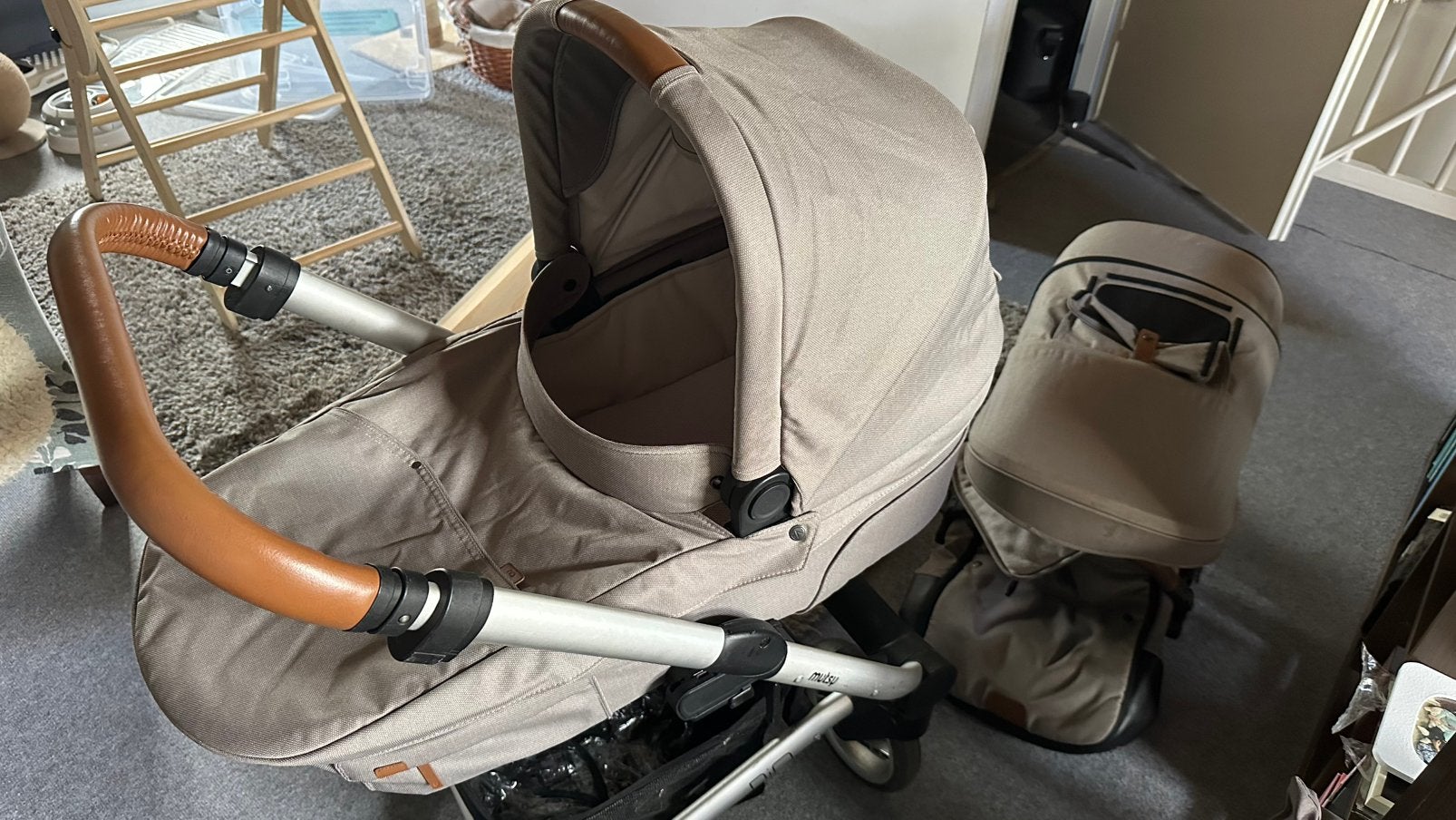 Kinderwagen Mutsy Nio, Gebruikt, Mutsy, Verstelbare duwstang, Ophalen