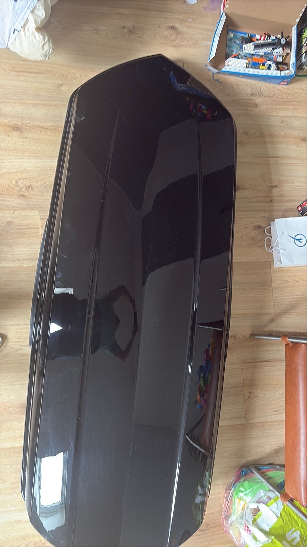 Volvo Dynamic 800 Dakkoffer - Zwart, Slechts 1x Gebruikt, Auto diversen, Dakkoffers, Zo goed als nieuw, Ophalen of Verzenden