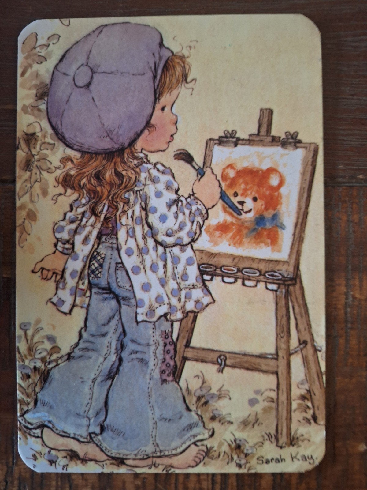 Vintage Ansichtkaart - Sarah Kay, Ophalen of Verzenden, Gelopen, Kinderen