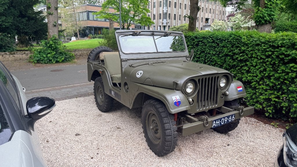 Nekaf M38A1 Jeep 1956 | Roestvrij | Nieuwe bekleding, Stof, Handgeschakeld, Vierwielaandrijving, Particulier
