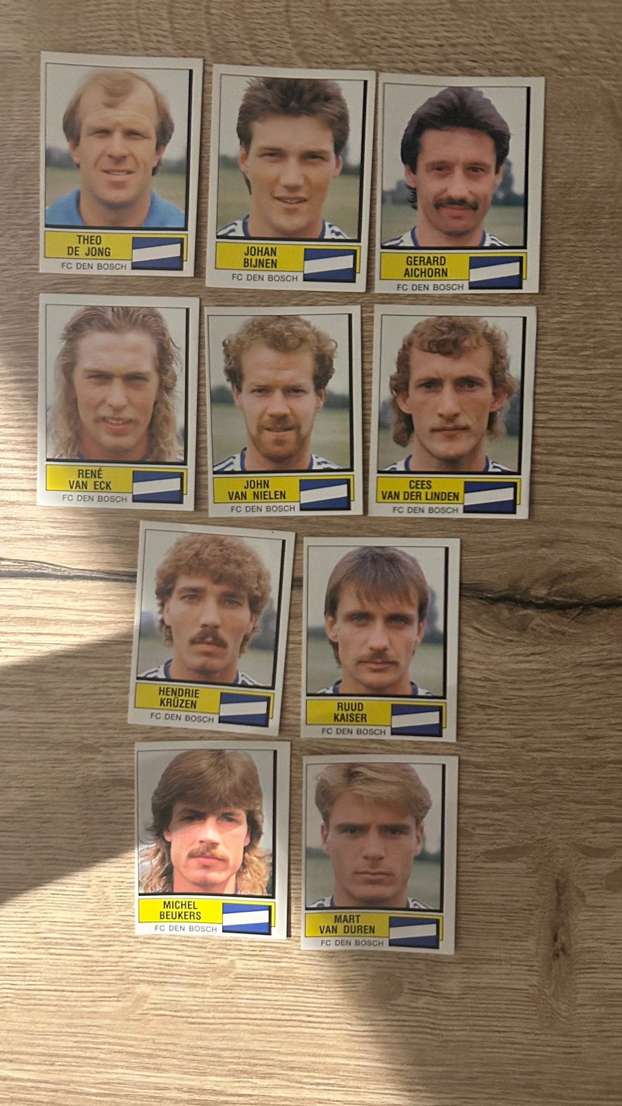 Panini Voetbal 88 plaatjes FC Den Bosch 10x, Verzenden, Zo goed als nieuw, Meerdere plaatjes