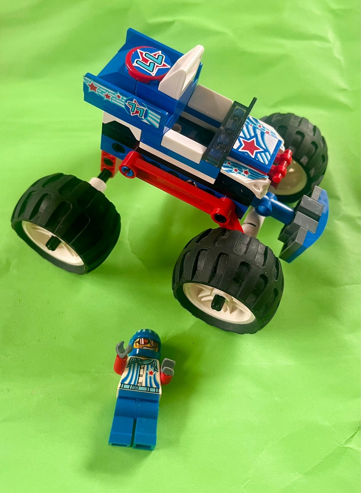 Lego Racers 9094 Monstertruck Star Striker, Inclusief minifiguren, Gebruikt, Lego, Ophalen of Verzenden