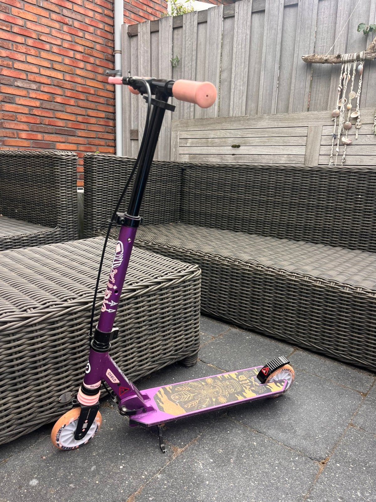 Step oxelo roze /paars, Fietsen en Brommers, Steps, Ophalen, Zo goed als nieuw, Gewone step