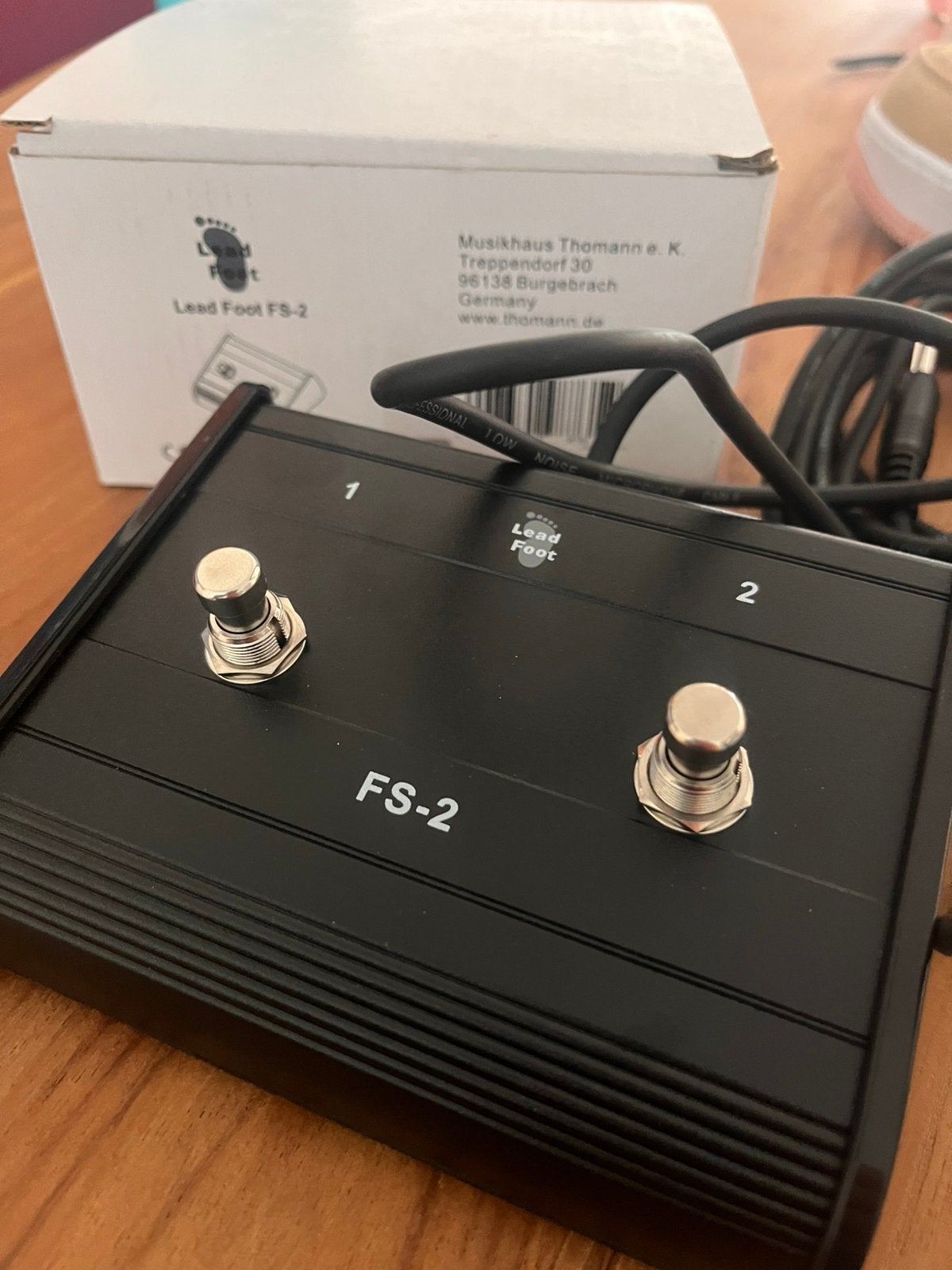Thomann footswitch FS-2, Ophalen of Verzenden, Nieuw