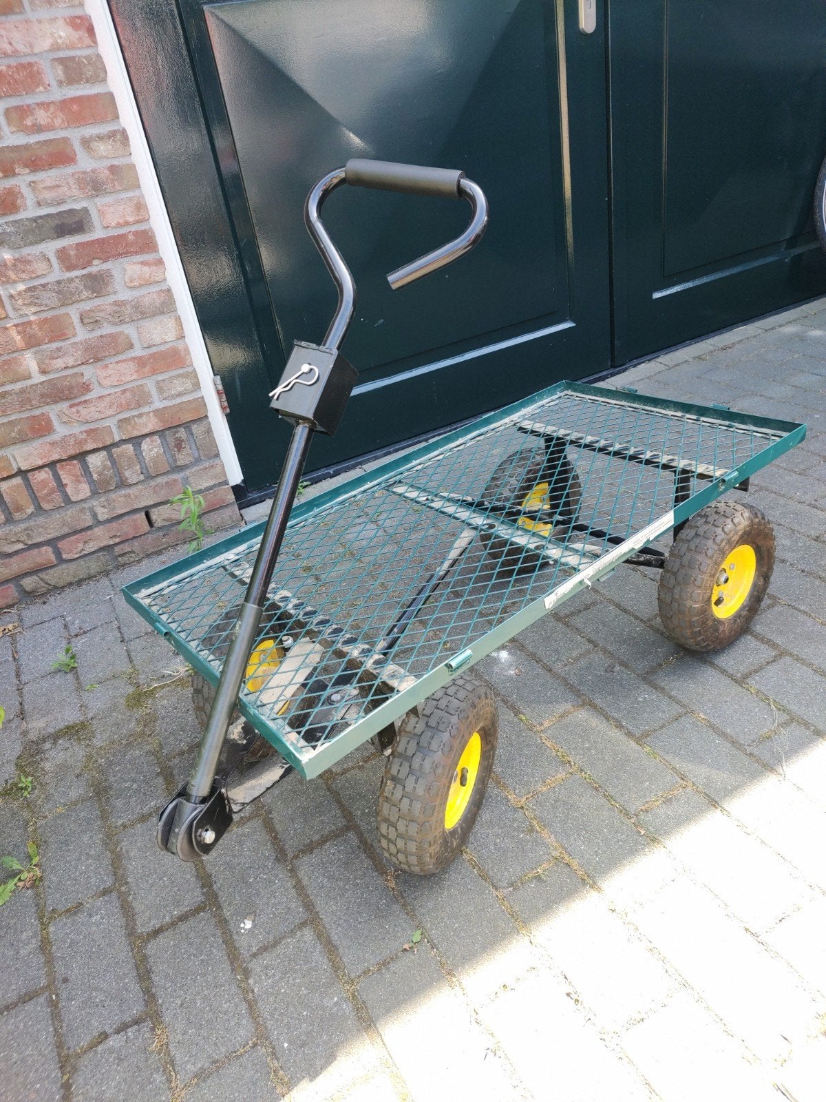 Gedeeltelijk opvouwbare bolderkar met luchtbanden, Ophalen, Gebruikt, Onbekend, Onbekend