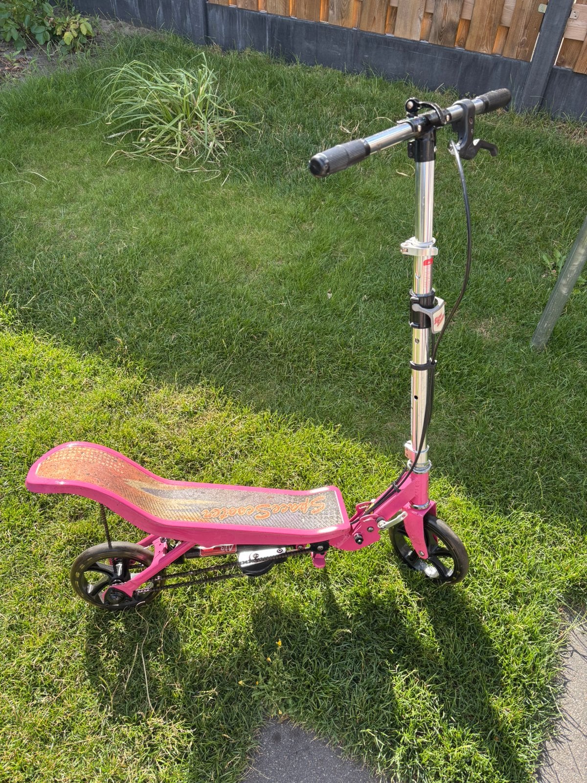 Nette space scooter X580 roze met glitter voor 6 tot 12 jaar, Ophalen of Verzenden, Gebruikt, Overige typen