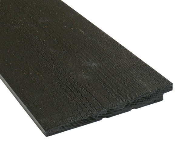 Vuren Zweeds rabat verduurz.+ZWART 10/24x197mm 179W, Overige typen, Ophalen, 75 tot 150 cm, Nieuw