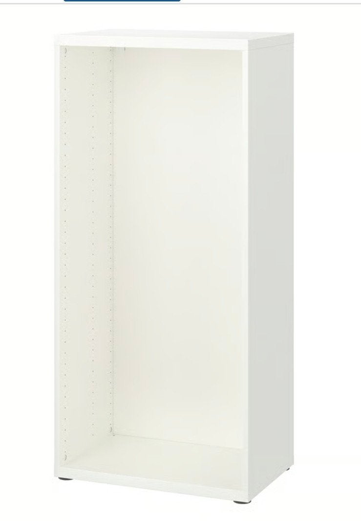 IKEA BESTÅ Basiselement wit 60x40x128 cm, Ophalen, Gebruikt, 25 tot 50 cm, Minder dan 100 cm