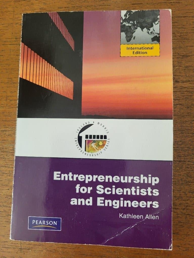 Entrepeneurship for scientists and engineers., Gelezen, Kathleen allen, Ophalen of Verzenden, WO