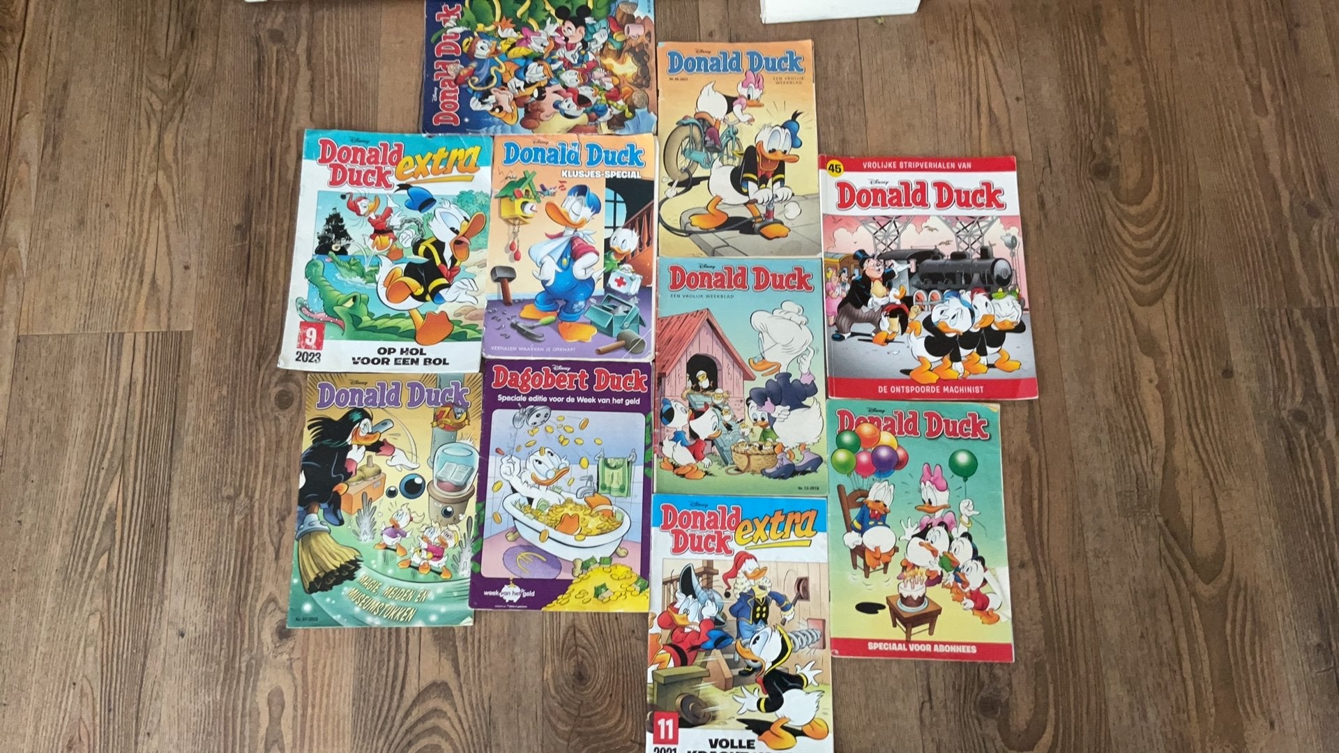 10 Donald duck’s, Meerdere comics, Ophalen, Zo goed als nieuw, Europa