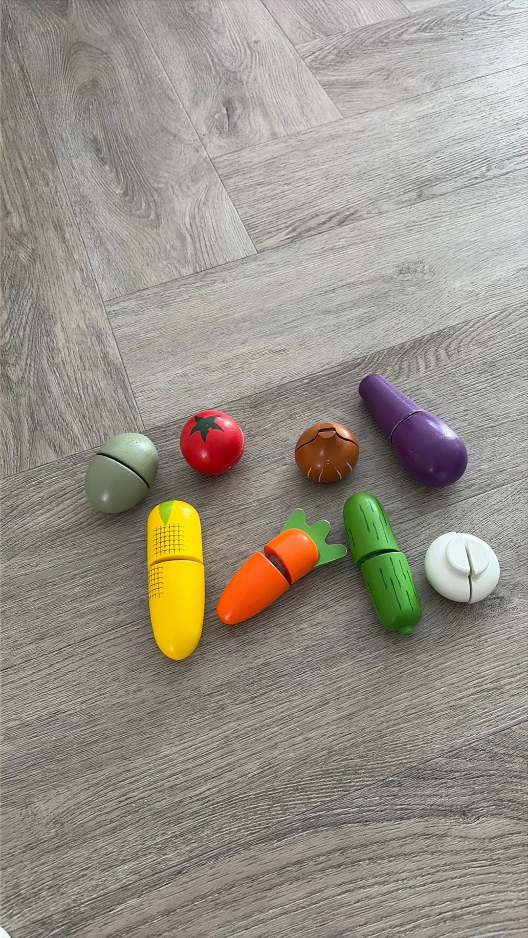 Snij groente speelgoed hout keuken keukentje kind, Kinderen en Baby's, Speelgoed | Speelkeukens, Ophalen, Gebruikt