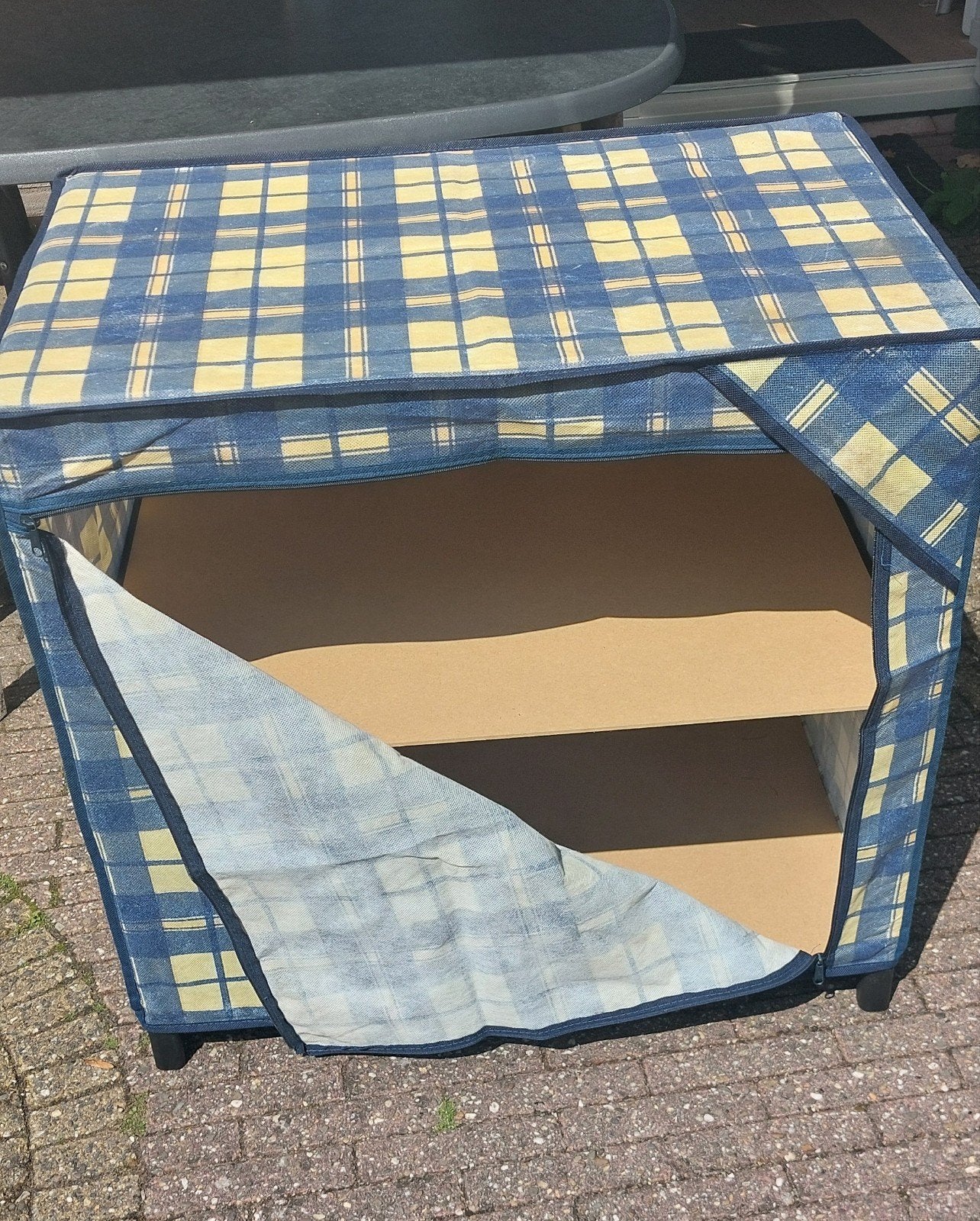 Retro camping kast, Ophalen