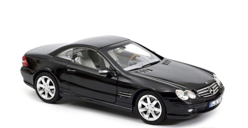 Mercedes Benz SL 500 '03 Zwart schaal 1/18 NOREV ref: 183840