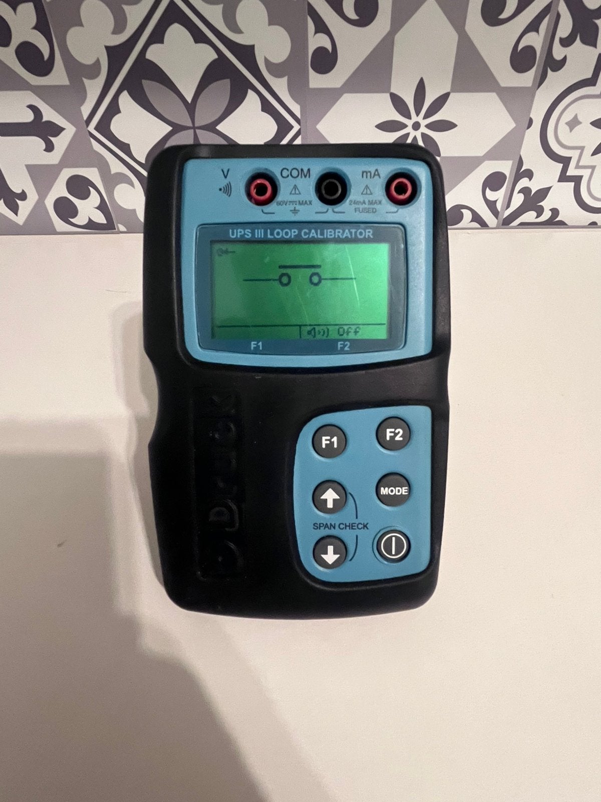 Druck UPS III Loop Calibrator 4-20mA Werkend, Ophalen, Gebruikt