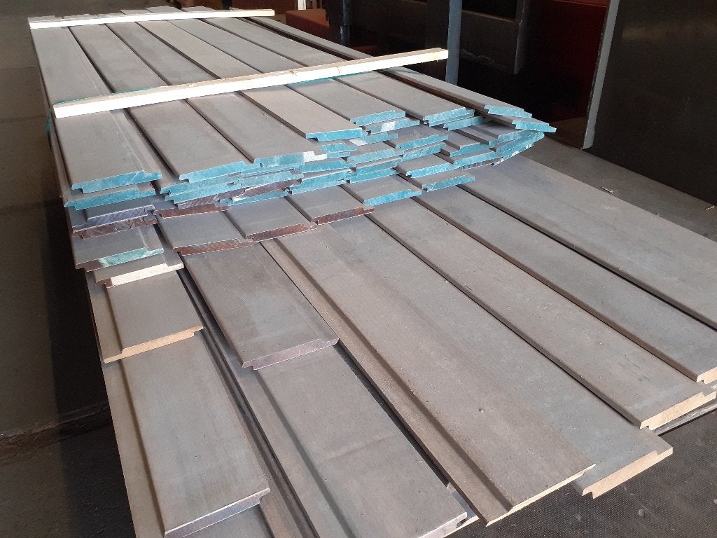 2e keus partij Thermo Frake gevelbekleding 80 stuks - 26.5m2, Ophalen of Verzenden, 250 cm of meer, Planken, Hardhout