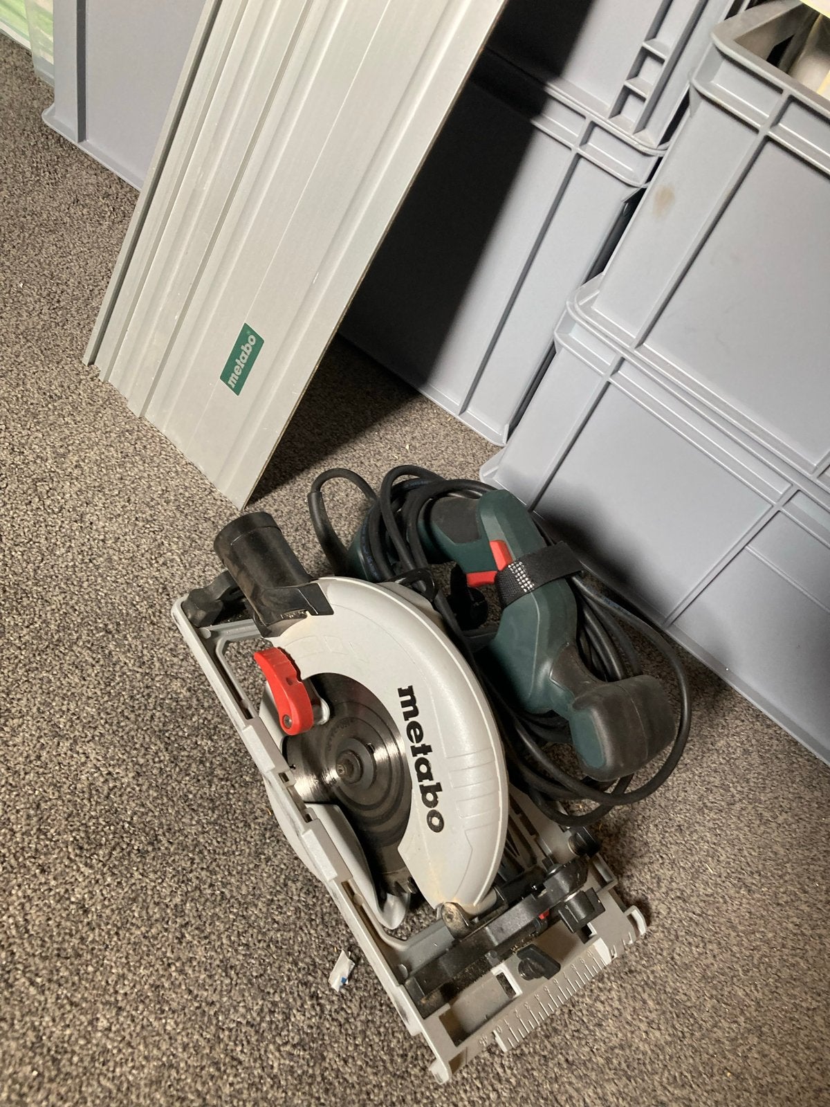 Metabo KS 55 FS Cirkelzaag met geleiderail, Ophalen, Cirkelzaag, 70 mm of meer, Zo goed als nieuw