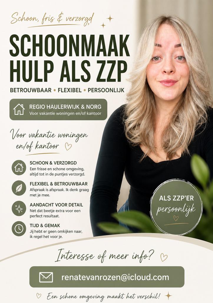 Ervaren schoonmaakster aangeboden FLEXIBEL, Vacatures, Vacatures | Schoonmaak en Facilitaire diensten, Vanaf 10 jaar, Overige vormen