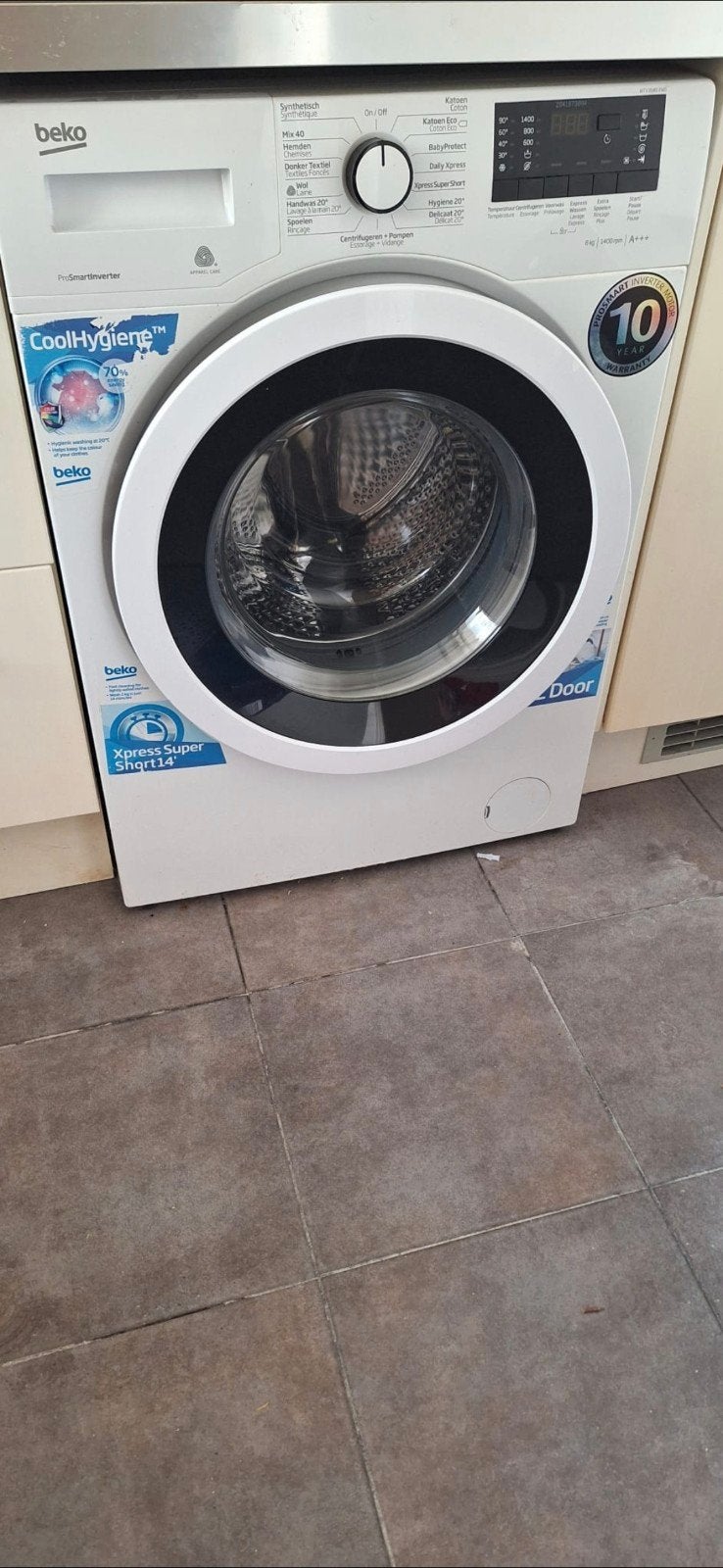 wasmachine te koop, Ophalen of Verzenden, 1200 tot 1600 toeren, 85 tot 90 cm