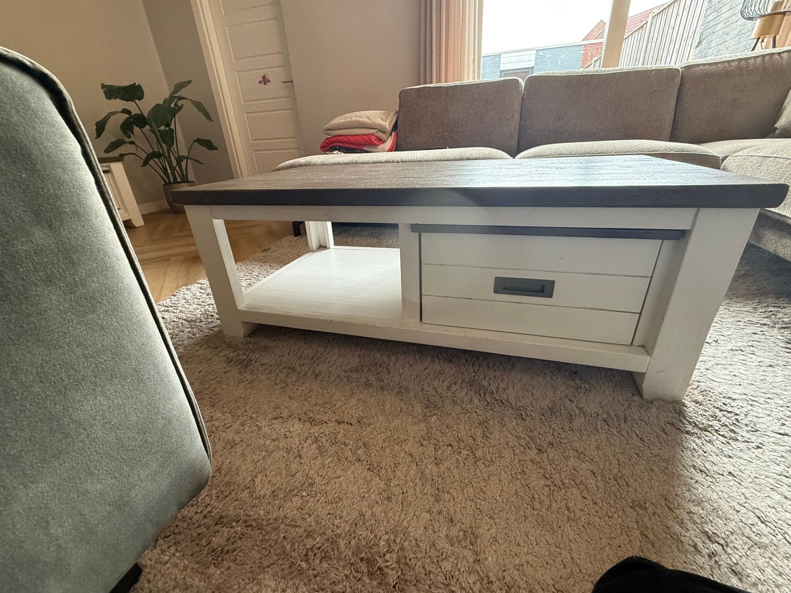 Salontafel Henders en Hazel Velasco, Huis en Inrichting, Ophalen, Gebruikt, 100 tot 150 cm, Teakhout